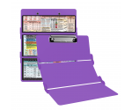 WhiteCoat Clipboard® Trifold - Lilac Food Industry Edition